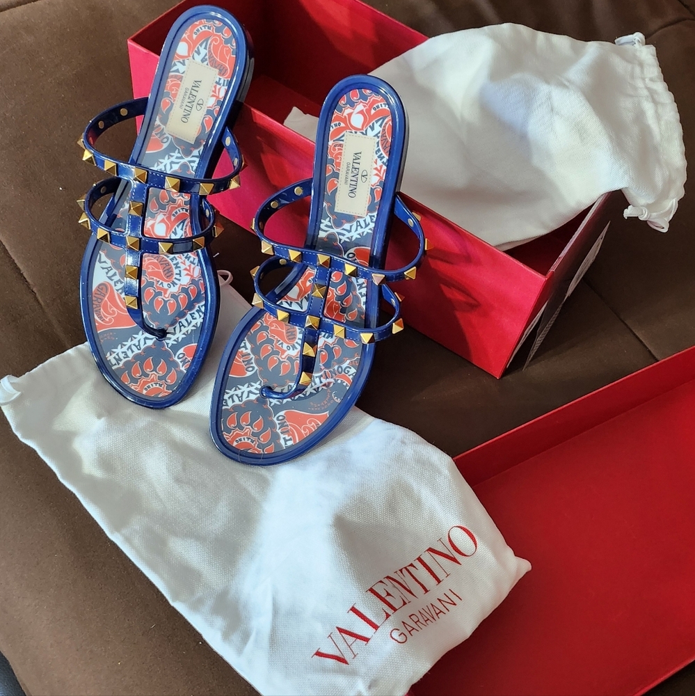 Valentino Women's Blue Sandals